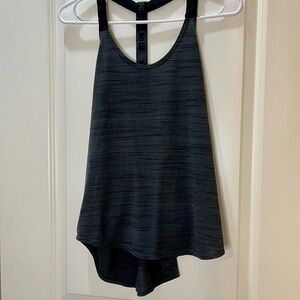 Nike Black and Gray Sleeveless Racerback Women's Workout Top Size M